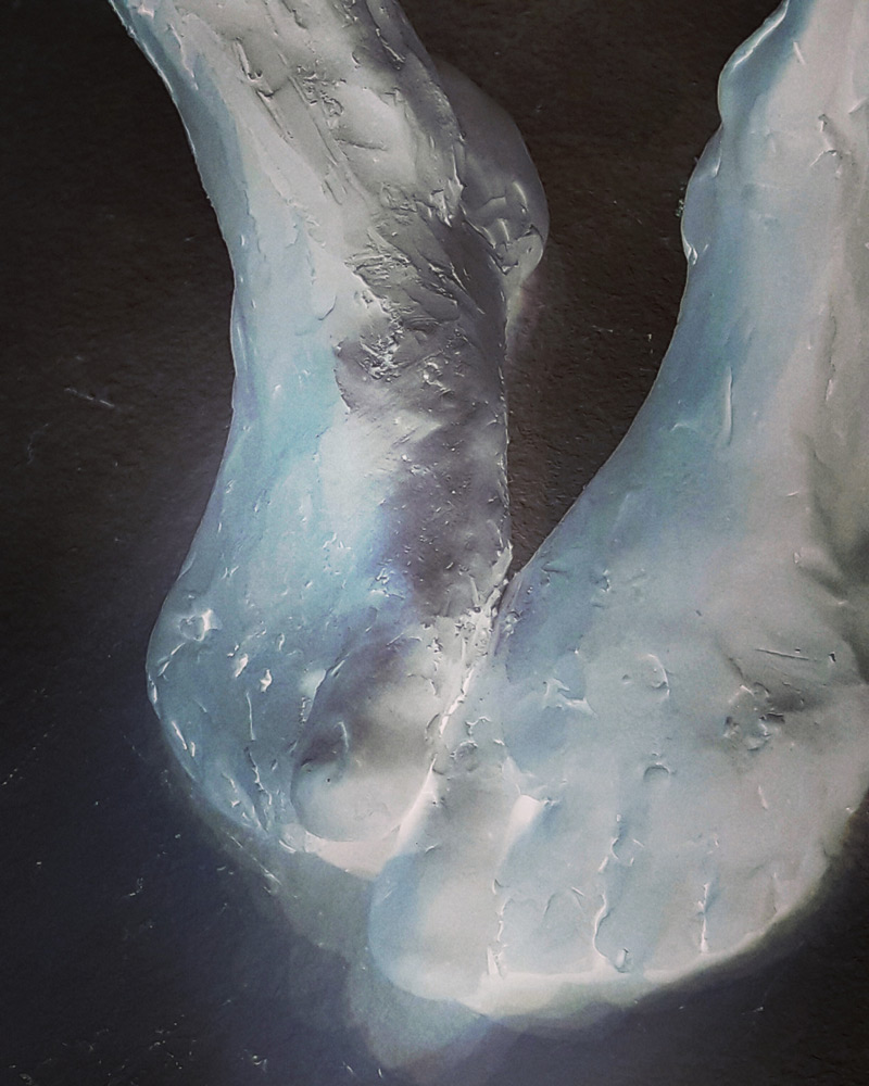 Pas de lune, terre crue, 2016