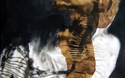 musth1, encre et fusain, 50x65cm, 2009